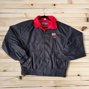 Vintage CAT Racing Jacket Caterpillar Windbreaker Racing Jacket